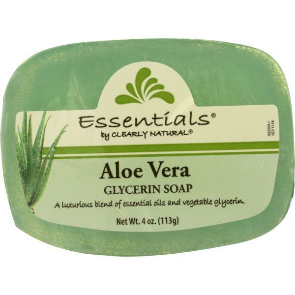 Clearly Natural Aloe Vera Pure & Natural Glycerine Soap, 4 oz
