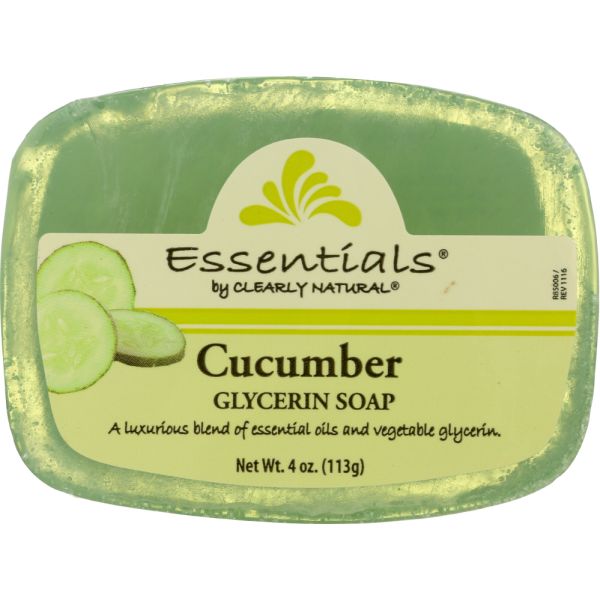 Clearly Natural Cucumber Pure & Natural Glycerine Soap, 4 oz