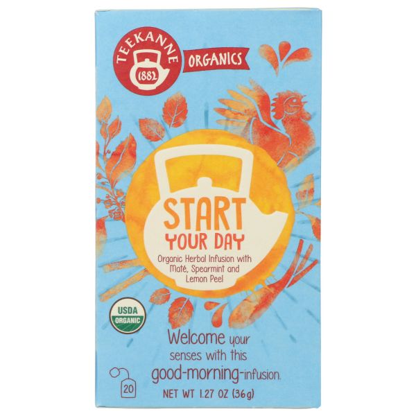 TEEKANNE: Tea Start Your Day Organic, 20 bg
