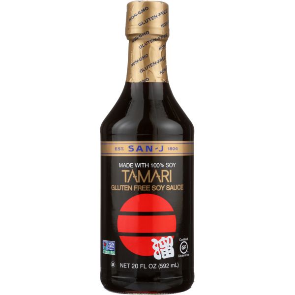 SAN J: Sauce Soy Tamari Black Label, 20 oz
