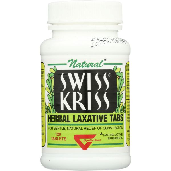 SWISS KRISS: Herbal Laxative Tabs, 120 tb