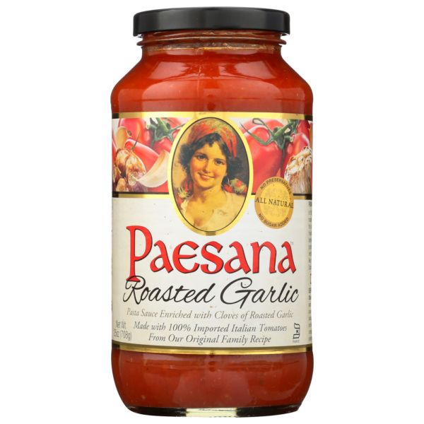 PAESANA: Roasted Garlic Sauce, 25 oz