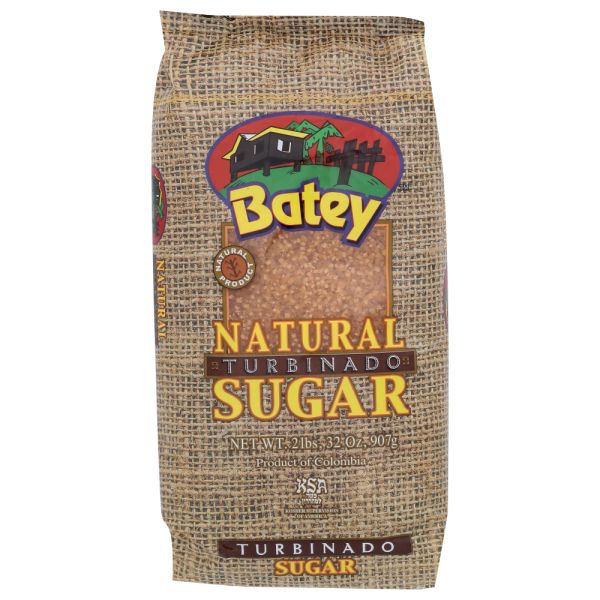 BATEY: Sugar Natural Turbinado, 2 lb