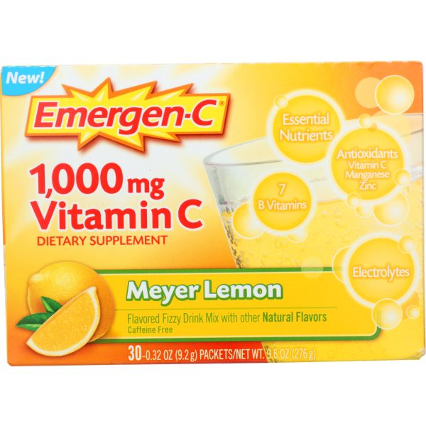 ALACER: Emergen-C Meyer Lemon, 9.6 oz