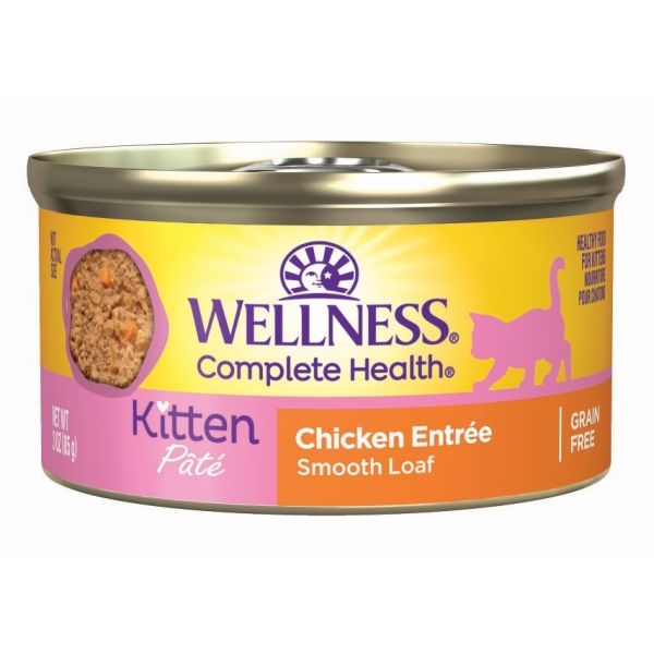 WELLNESS: Chicken Canned Kitten Food, 3 oz