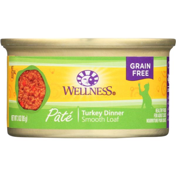 WELLNESS: Turkey Cat Food, 3 oz