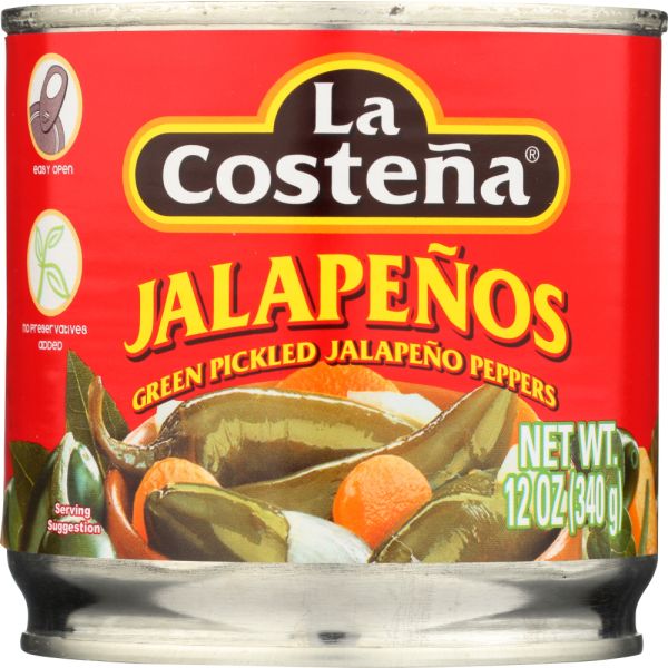 LA COSTENA: Whole Jalapeno Peppers, 12 oz
