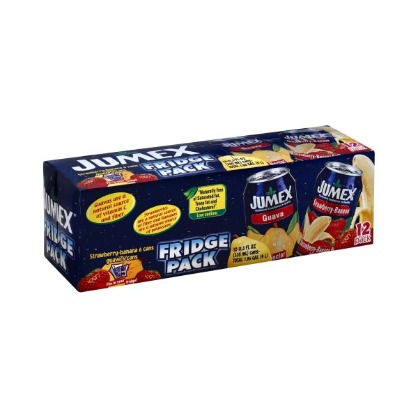 JUMEX: Nectar Strawberry Banana 12 Packs, 135. 6 fo