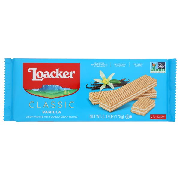 LOACKER: Wafer Vanilla 175G, 6.17 oz