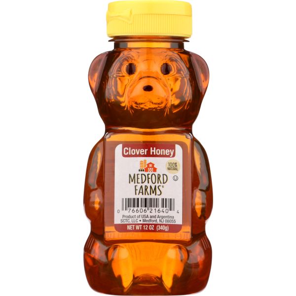 MEDFORD FARMS: Honey Pure Clover Bear, 12 oz