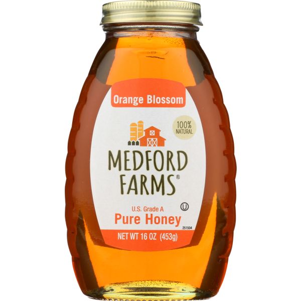 MEDFORD FARMS: Honey Pure Orange Blossom, 16 oz