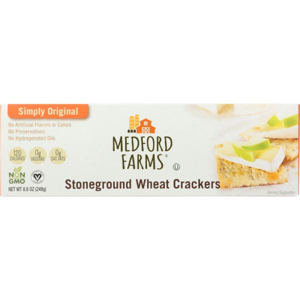 MEDFORD FARMS: Crackers Wheat Original, 8.8 oz