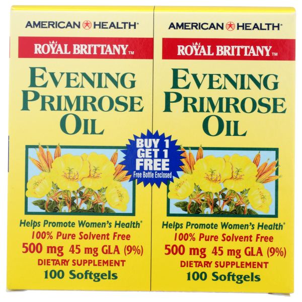 AMERICAN HEALTH: Evening Primrose Oil 500 mg, 100 + 100 Softgels