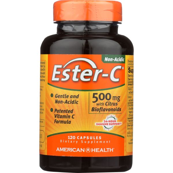 AMERICAN HEALTH: Ester-C 500 mg with Citrus Bioflavonoids, 120 Capsules