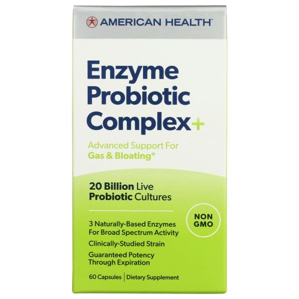 AMERICAN HEALTH: Enzyme Probiotic Complex, 60 cp