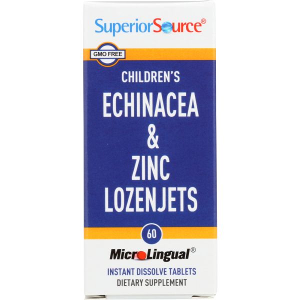SUPERIOR SOURCE: Children's Echinacea and Zinc, 60 tb
