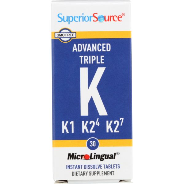 SUPERIOR SOURCE: Advanced Triple K1 K2 MK4 MK7, 30 tb
