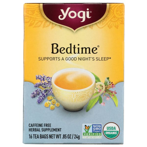 YOGI TEA: Bedtime Tea with Organic Chamomile, 16 Tea Bags