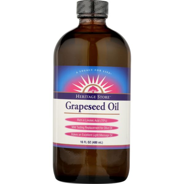 HERITAGE: Oil Grapeseed, 16 oz