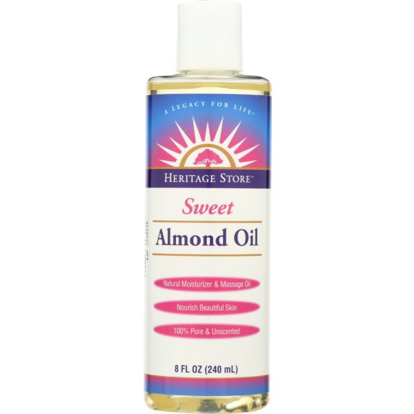 HERITAGE: Oil Sweet Almond, 8 oz