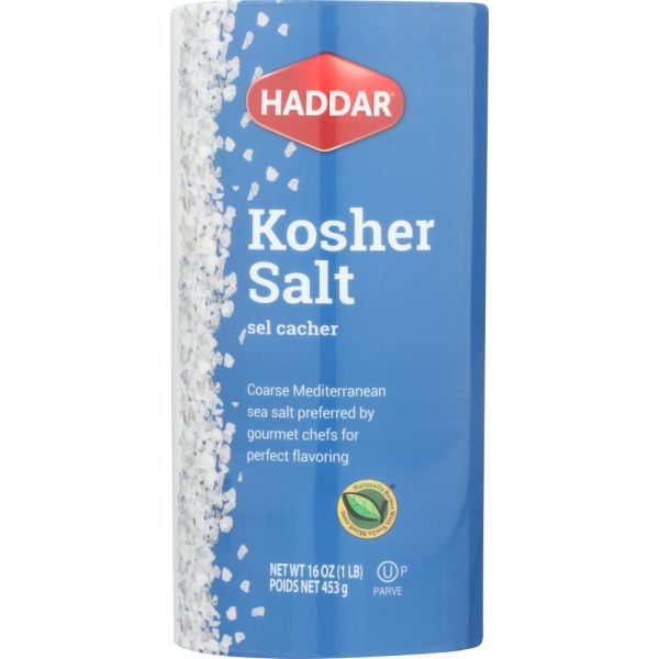 HADDAR: Kosher Salt, 16 oz
