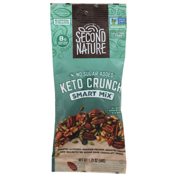 SECOND NATURE: Keto Crunch Smart Mix, 1.75 oz