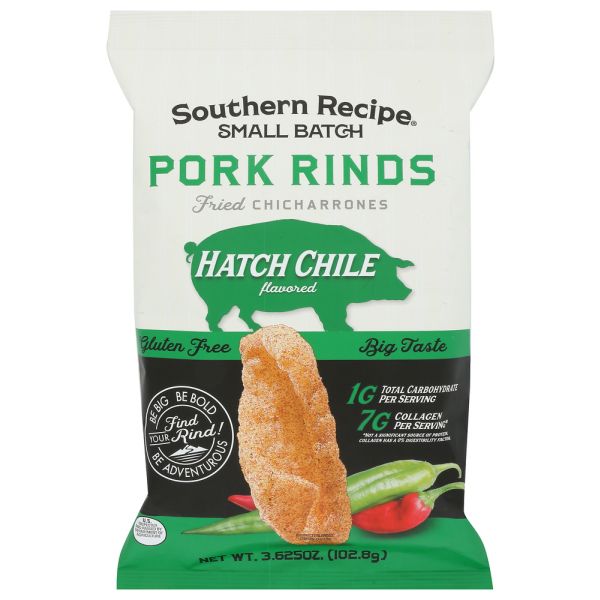 SOUTHERN RECIPE SMALL BATCH: Pork Rinds Hatch Chili, 3.625 oz