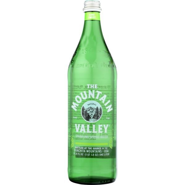 MOUNTAIN VALLEY: Water Sparkle Lime, 1 lt