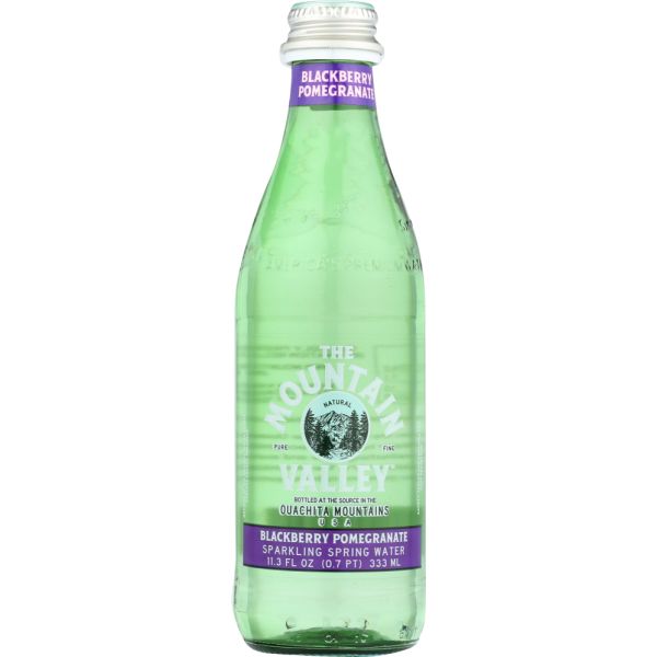 MOUNTAIN VALLEY: Water Sparkling Blackberry, 333 ml