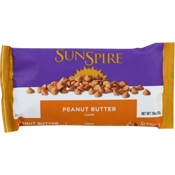 SUNSPIRE: Peanut Butter Chips, 10 oz