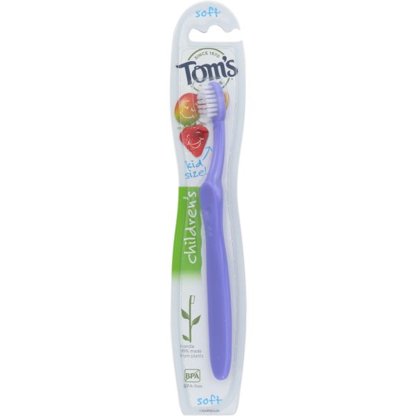 TOMS OF MAINE: Kid Soft Angle Toothbrush, 1 ea