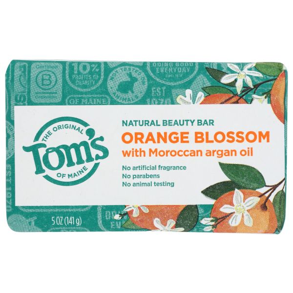 TOMS OF MAINE: Orange Blossom Soap Bar, 5 oz