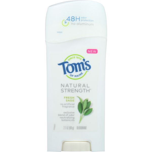 TOMS OF MAINE: Fresh Sage Natural Strength Deodorant, 2.1 oz