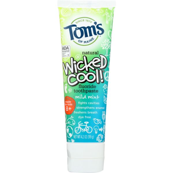 TOMS OF MAINE: Toothpaste Wicked Cool, 4.2 oz
