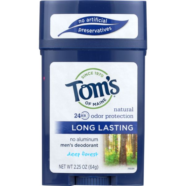 TOMS OF MAINE: Deodorant Stick Deep Forest, 2.25 oz