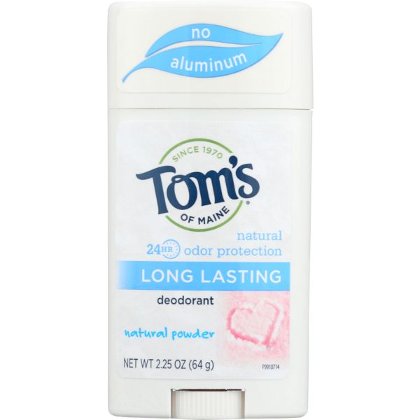 Tom's of Maine Natural Long Lasting Natural Deodorant Natural Powder, 2.25 Oz