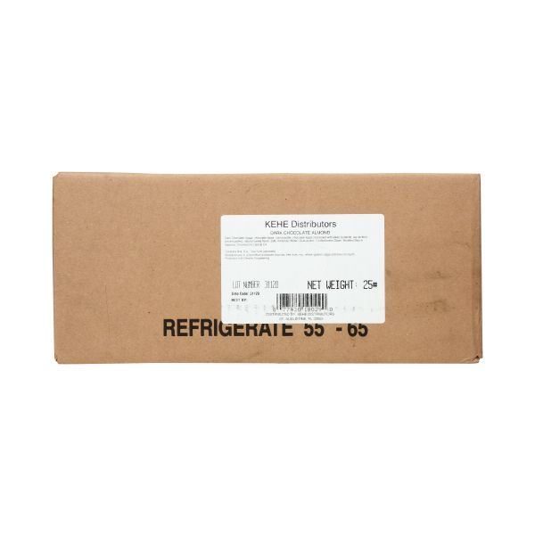 BULK NUTS: Dark Chocolate Covered Almonds, 25 Lb