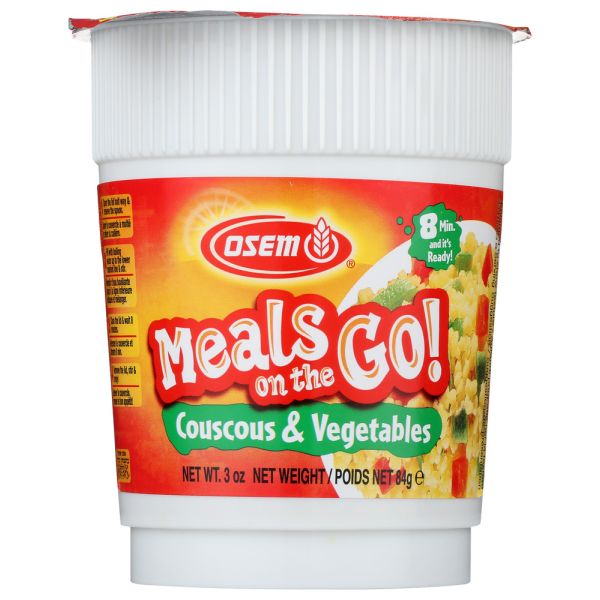 OSEM: Meals On The Go Couscous and Vegetables, 3 oz