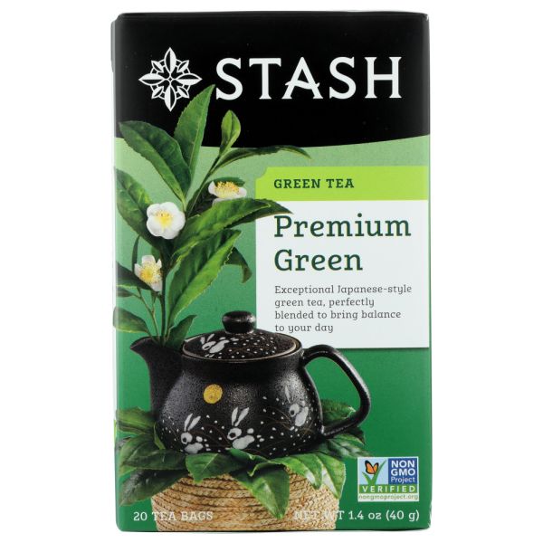 STASH TEA: Premium Green Tea, 20 bg