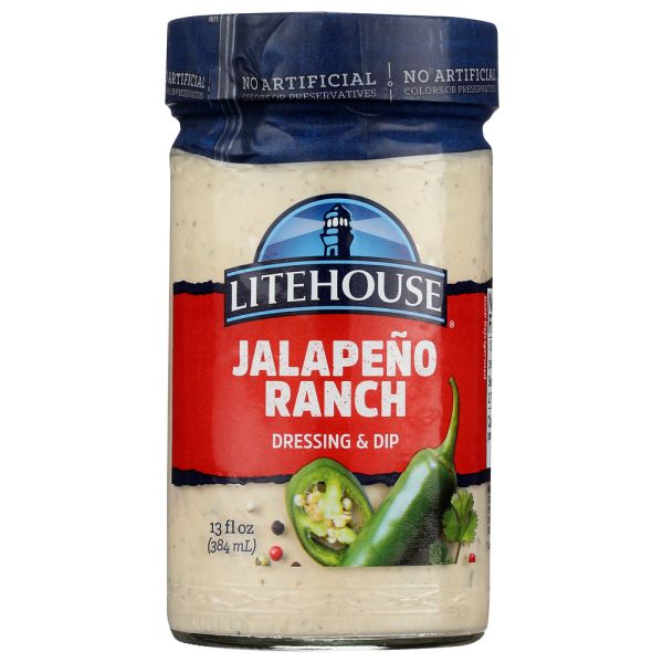 LITEHOUSE: Jalapeno Ranch Dressing and Dip, 13 oz