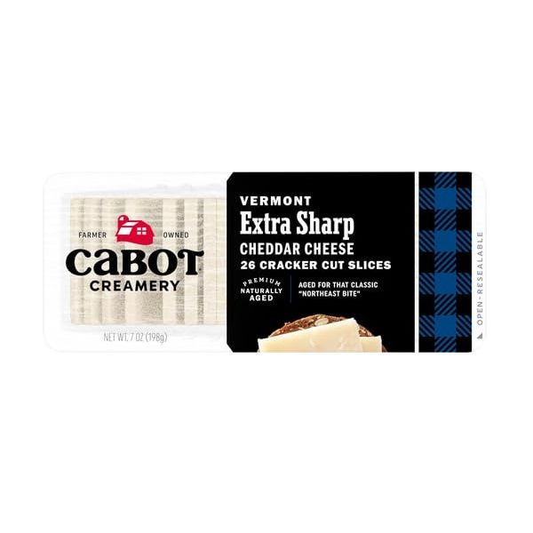 CABOT: Extra Sharp Cheddar Cheese Cracker Cuts, 7 oz