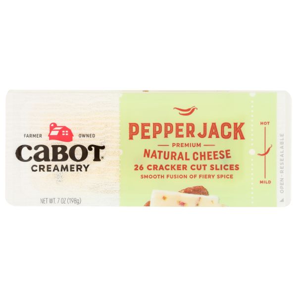 CABOT: Pepper Jack Cheese Cracker Cuts, 7 oz