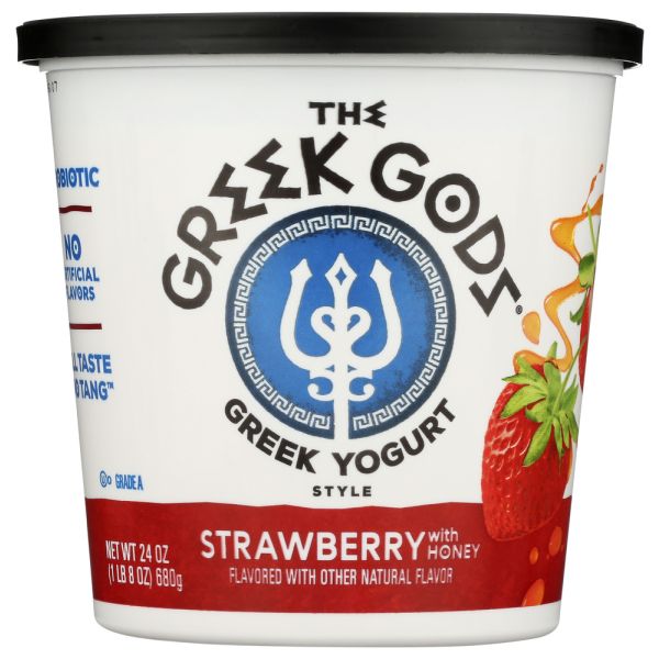 THE GREEK GODS: Strawbeery with Honey Greek Style Yogurt, 24 oz