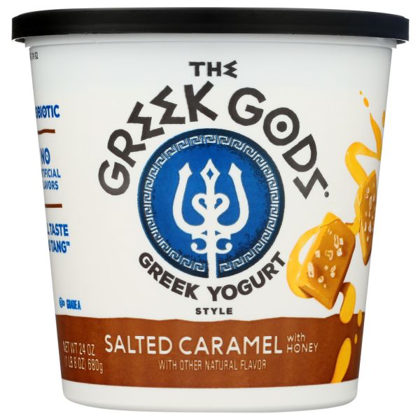 THE GREEK GODS: Honey Salted Caramel Greek-Style Yogurt, 24 oz