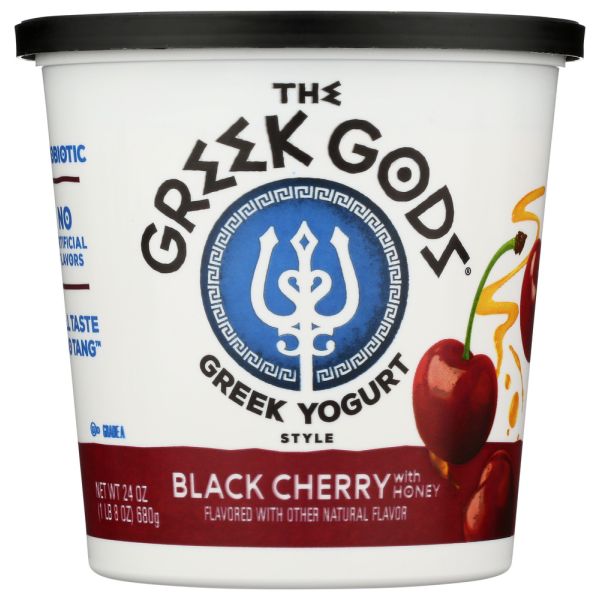 THE GREEK GODS: Black Cherry Greek-Style Yogurt, 24 oz