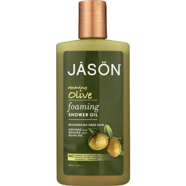 JASON: Shower Oil Olive, 10 oz
