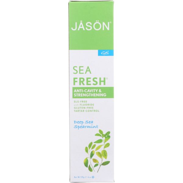 JASON: Sea Fresh Strengthening Anticavity CoQ10 Gel Toothpaste, 6 oz
