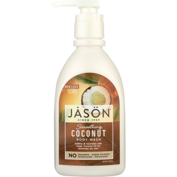 JASON: Body Wash Smoothing Coconut, 30 oz
