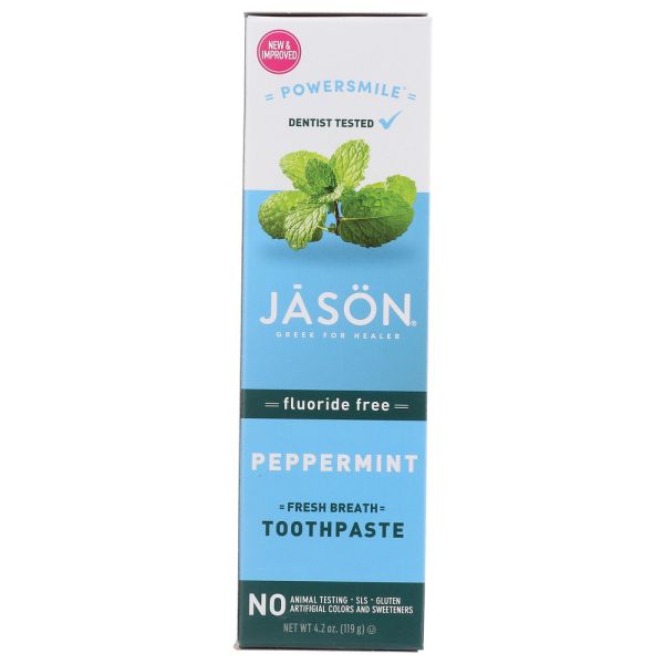 JASON: Jason Natural Products Toothpaste PowerSmile, 4.20 Oz