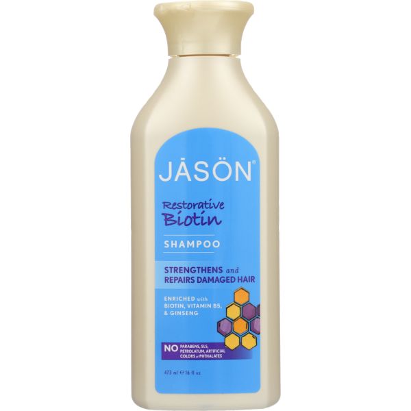 JASON: Shampoo Restorative Biotin, 16 oz